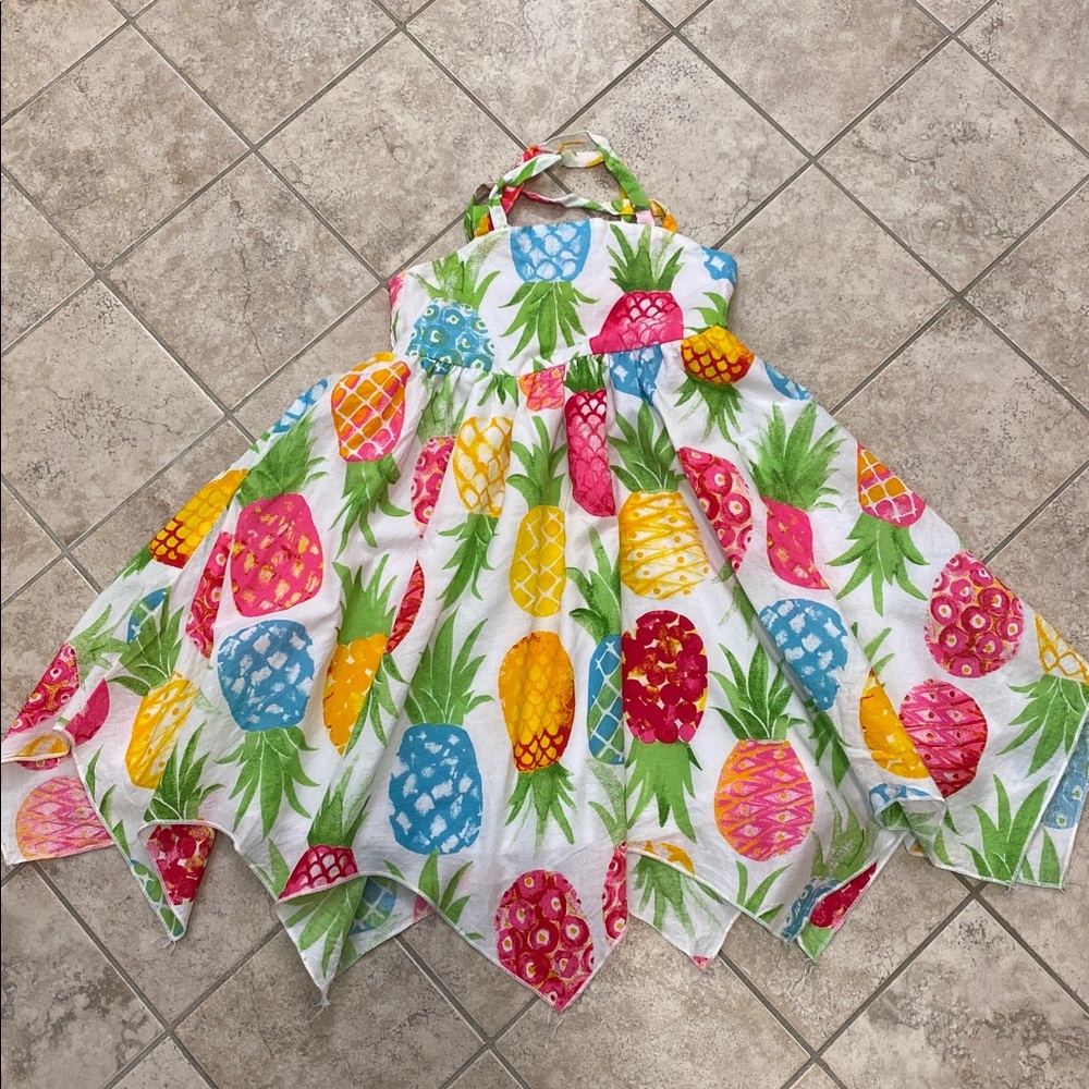C&C  California Colorful Pineapple Print Dress size 4